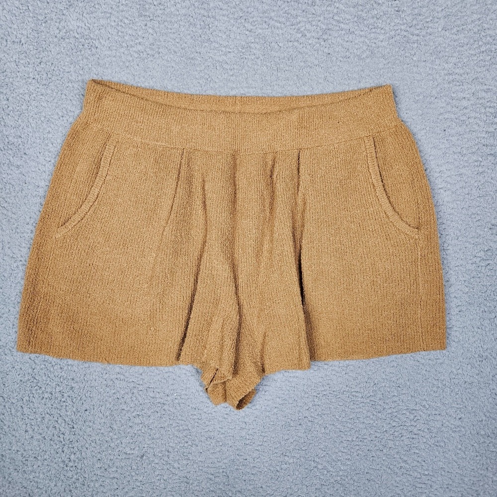 Madewell Women's Brwon Holmaden Sweater Pockets Shorts Size M